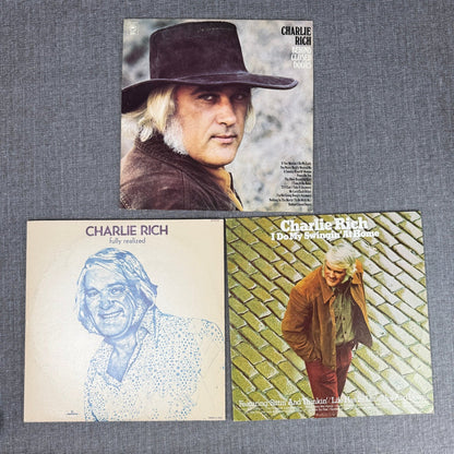 Charlie Rich Vinyl Record Lot of 4 Behind Closed Doors Fully Realized Swingin'