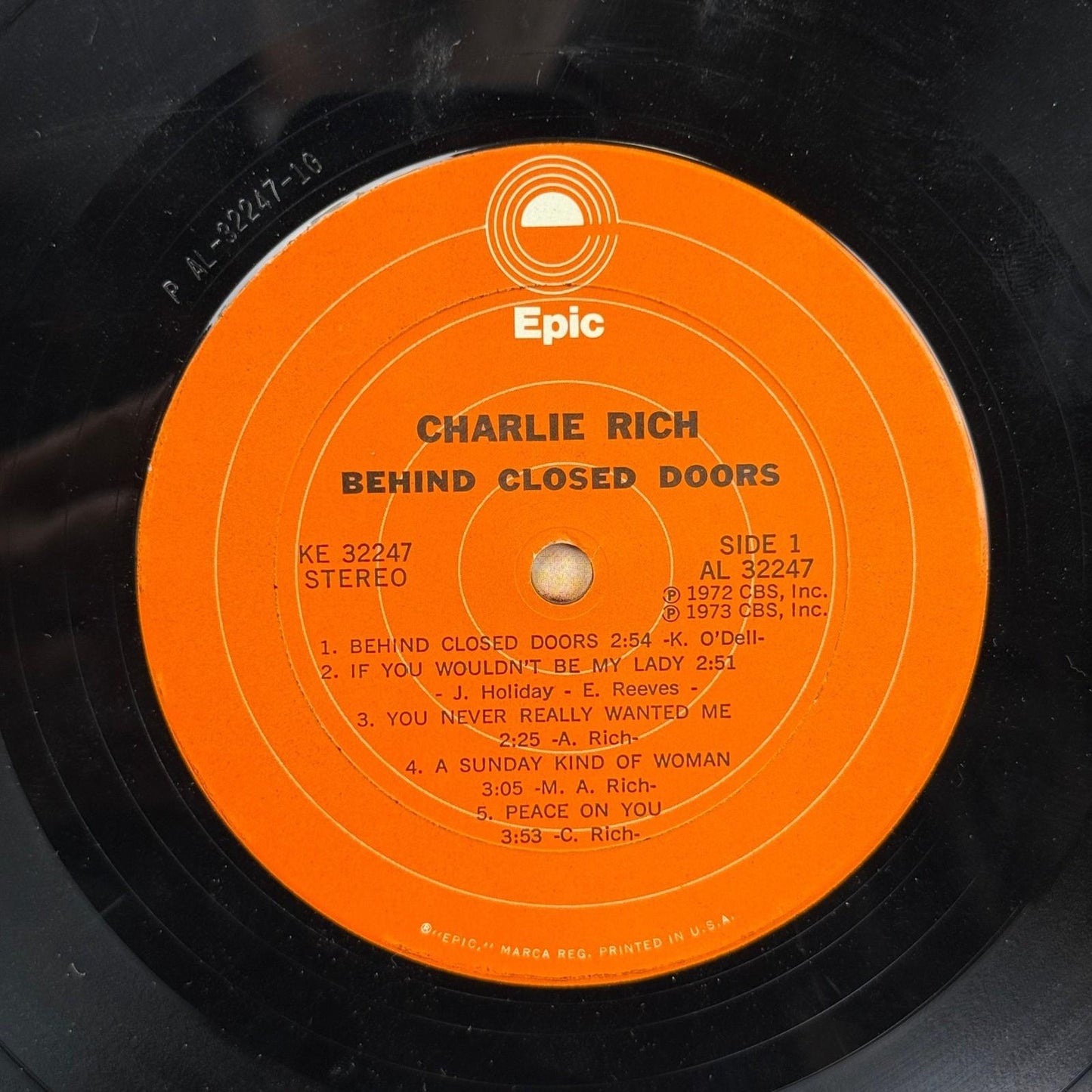Charlie Rich Vinyl Record Lot of 4 Behind Closed Doors Fully Realized Swingin'