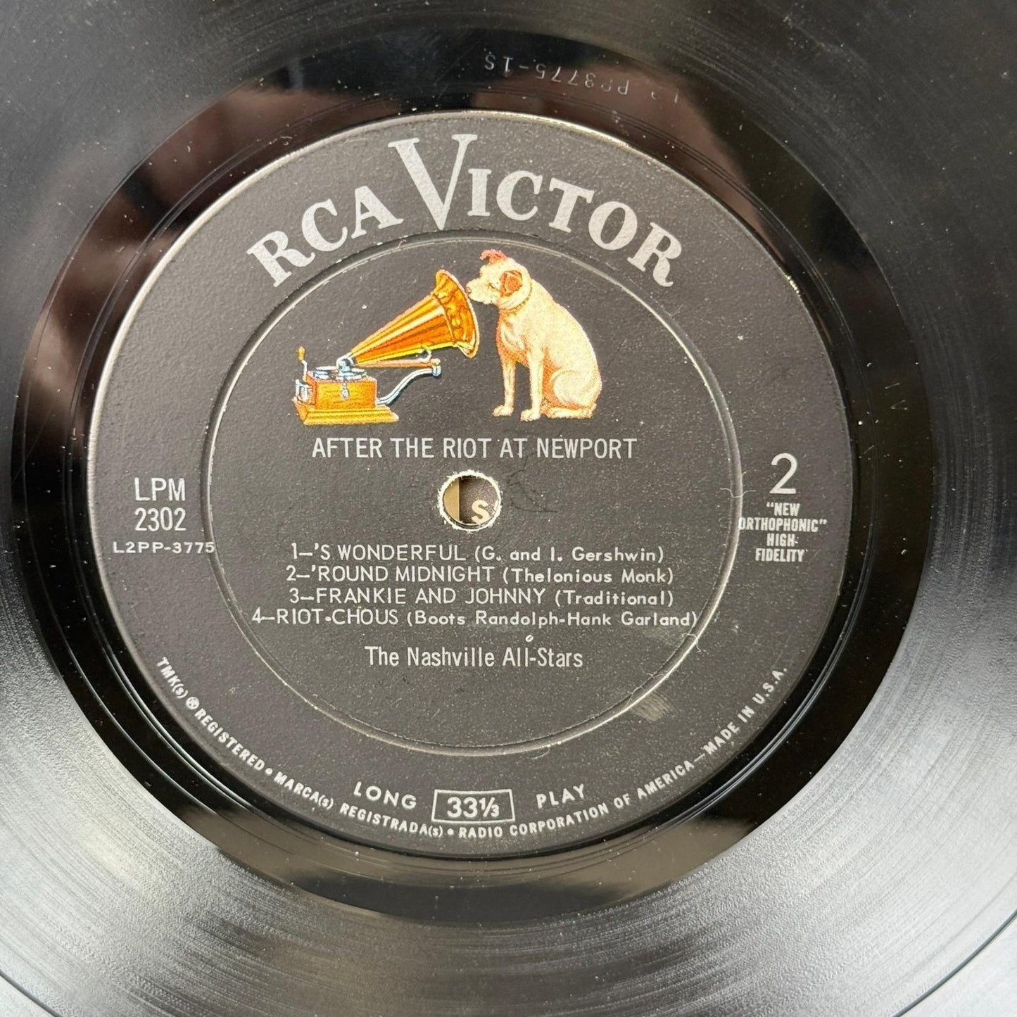 RCA Victor After the Riot at Newport Vinyl Record 12" Jazz LPM-2302 Mono Ex