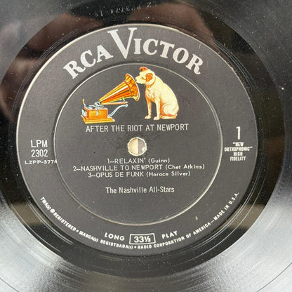 RCA Victor After the Riot at Newport Vinyl Record 12" Jazz LPM-2302 Mono Ex