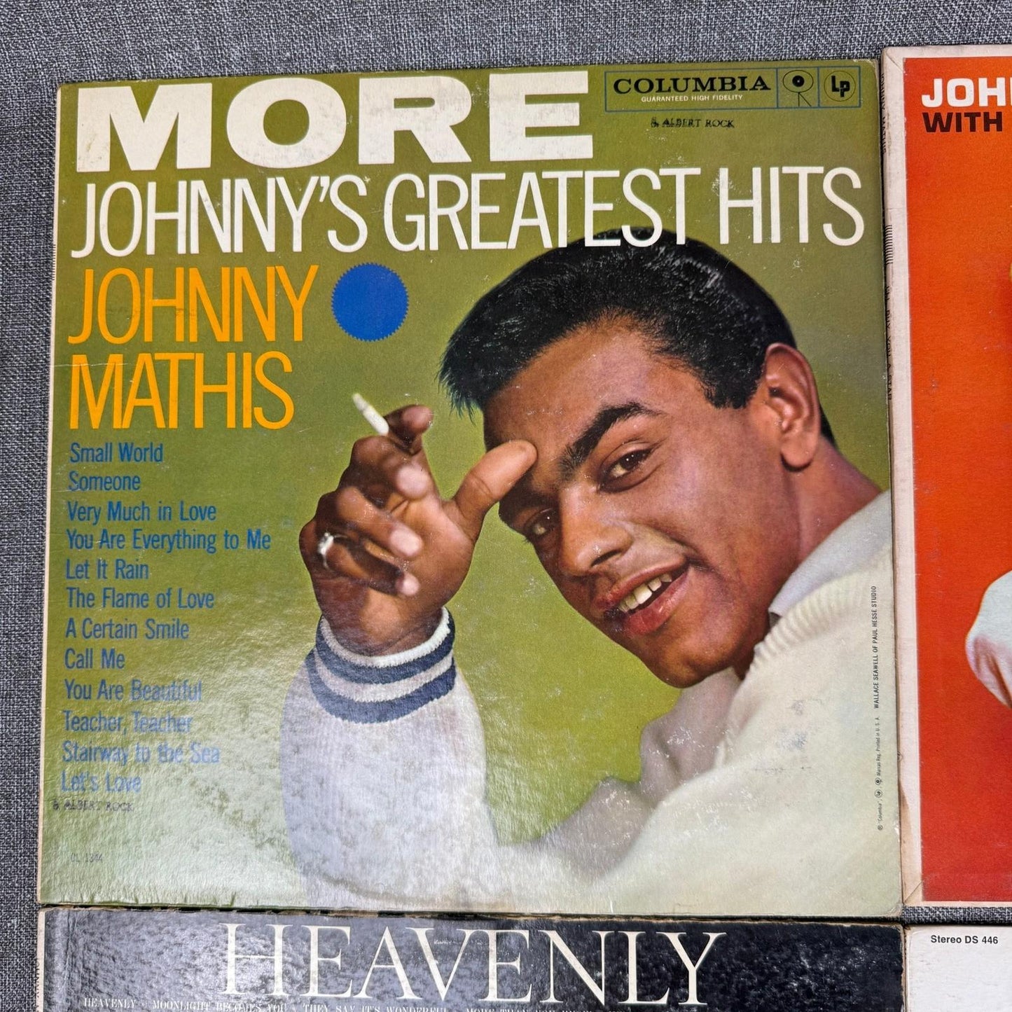 Lot of 4 Johnny Mathis Vinyl Records