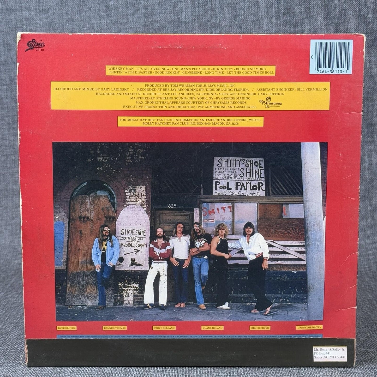 Molly Hatchet Flirtin' with Disaster LP Vinyl Record 1979 CBS inc.