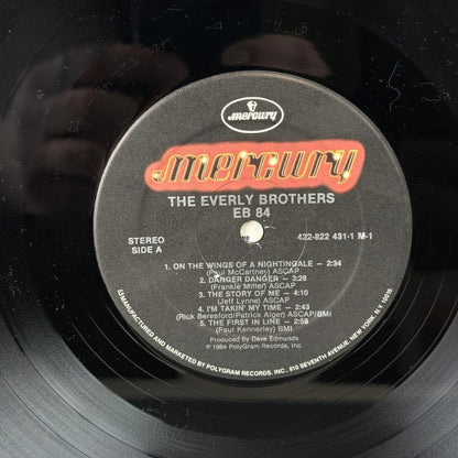 The Everly Brothers EB 84 Vinyl Record LP 12"1984 Mercury - NEAR MINT
