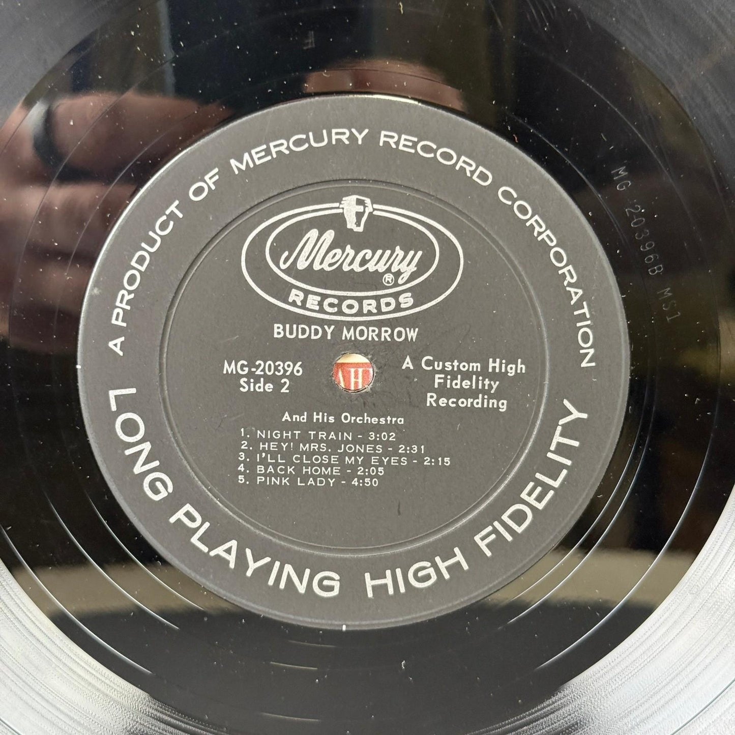 Mercury Night Train Vinyl LP Buddy Morrow Orchestra MG-20396 Jazz Big Band - EXC