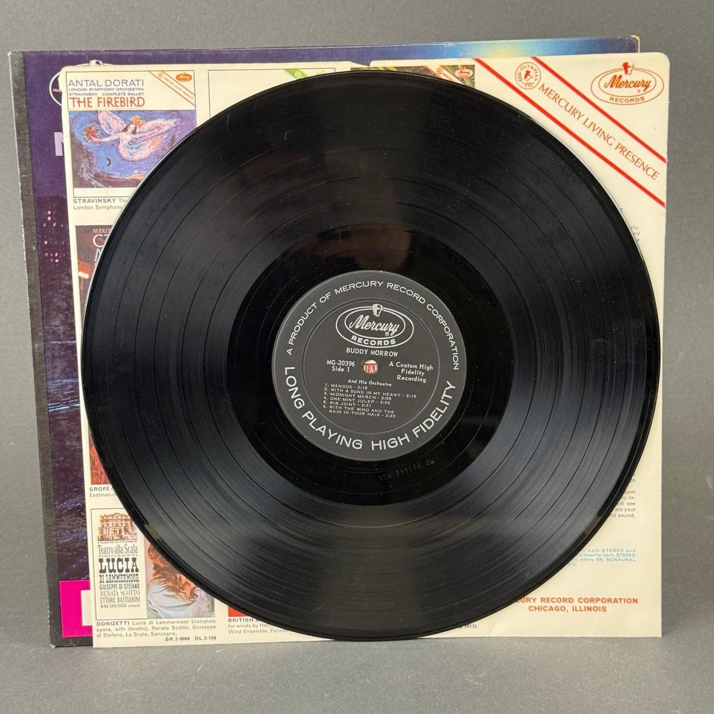 Mercury Night Train Vinyl LP Buddy Morrow Orchestra MG-20396 Jazz Big Band - EXC