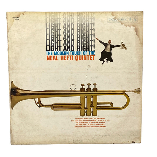 Light and Right! - Neal Hefti Quintet, Columbia Records Six Eye (6 Eye) Vinyl