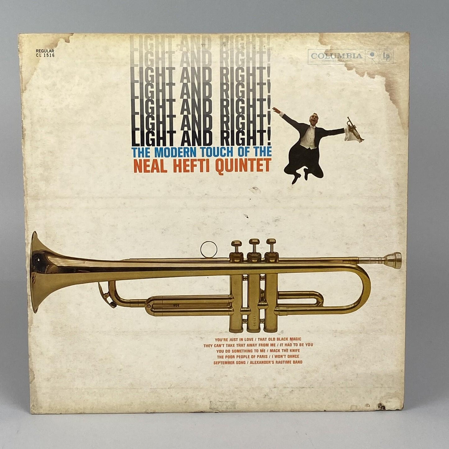 Light and Right! - Neal Hefti Quintet, Columbia Records Six Eye (6 Eye) Vinyl