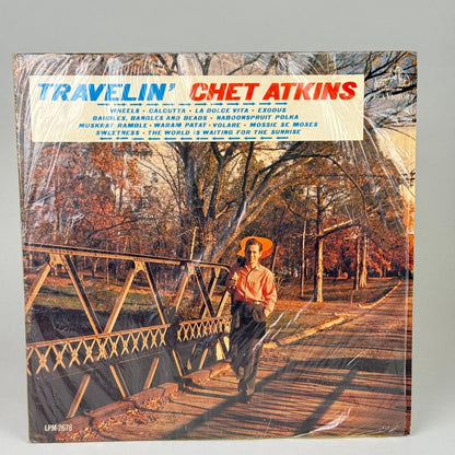 Chet Atkins Vinyl Record Lot of 4: Travelin, Back Home Hymns etc... VG