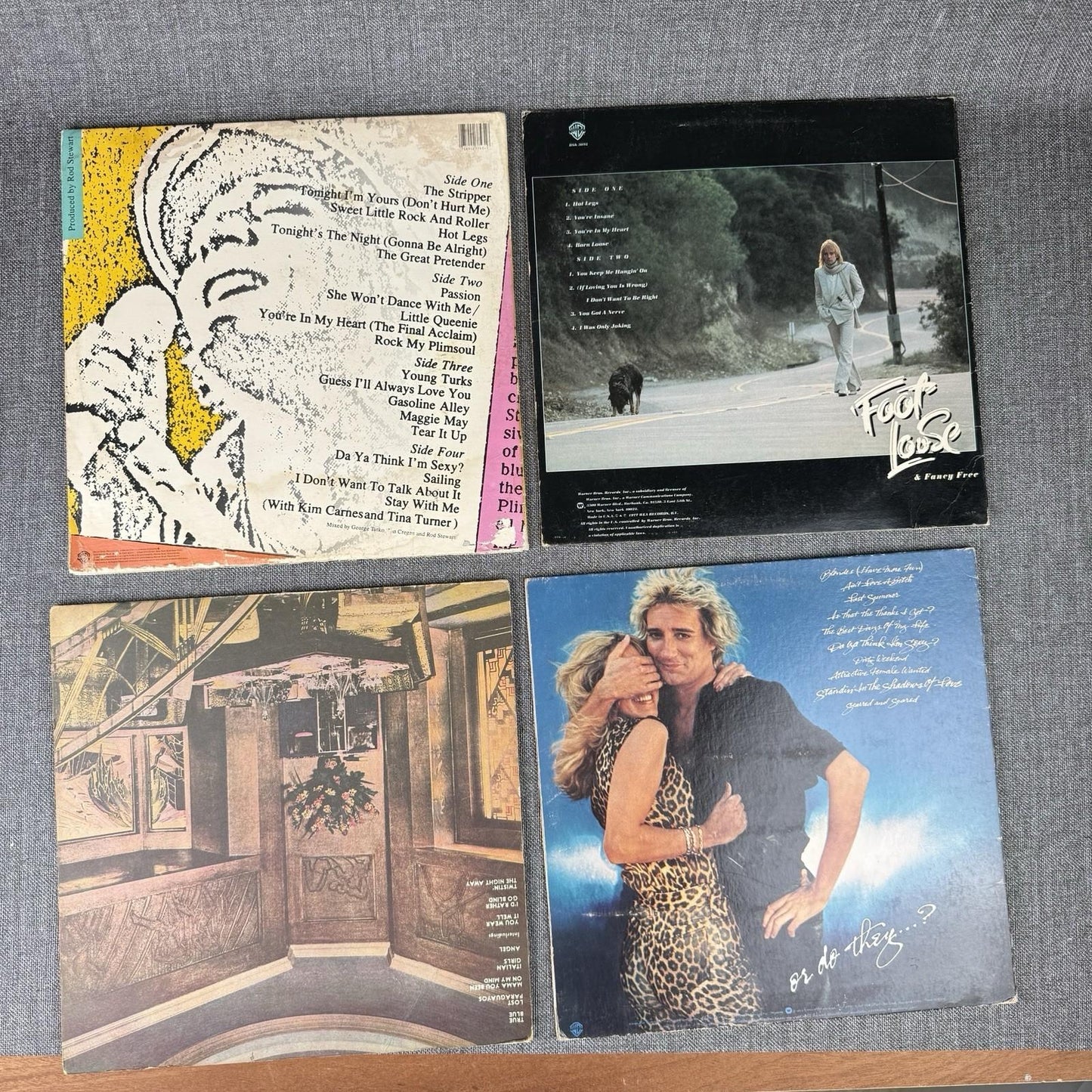 Rod Stewart Lot of 4 Vinyl Records
