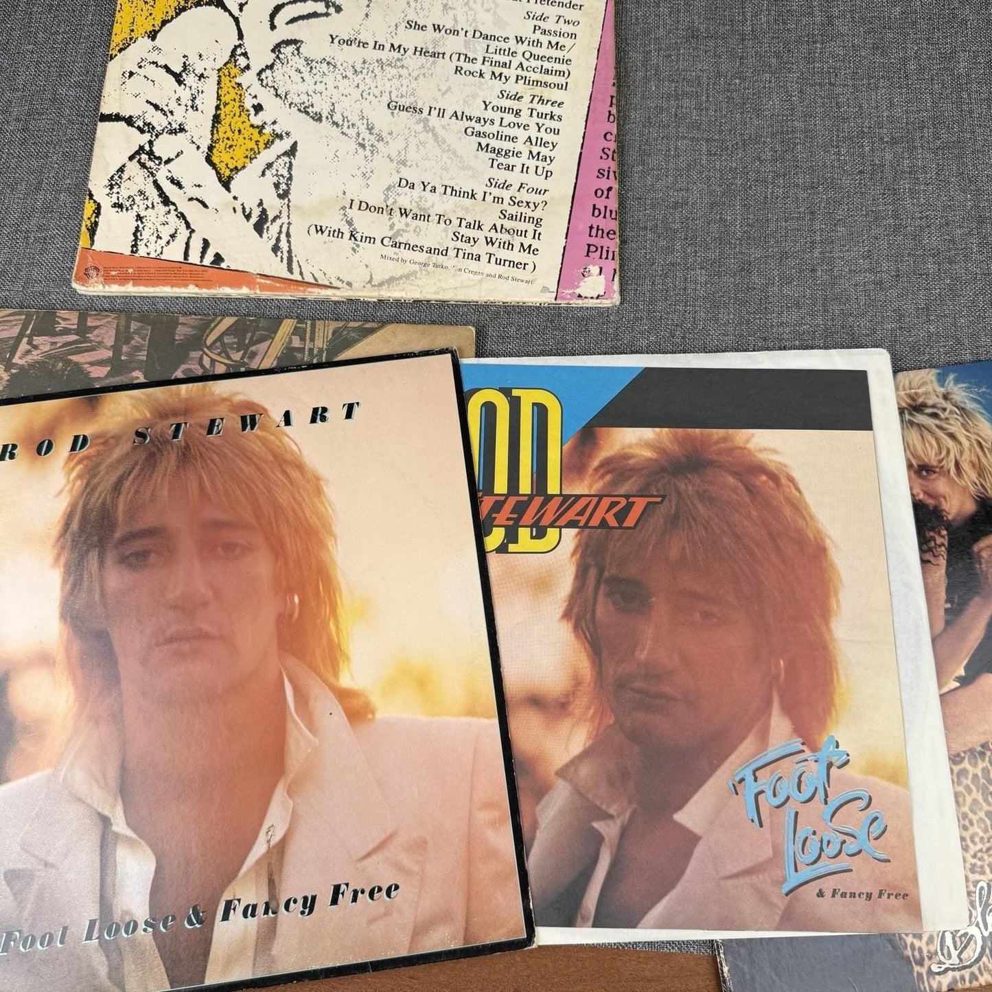 Rod Stewart Lot of 4 Vinyl Records