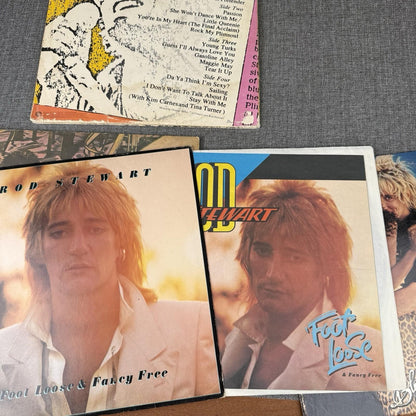 Rod Stewart Lot of 4 Vinyl Records