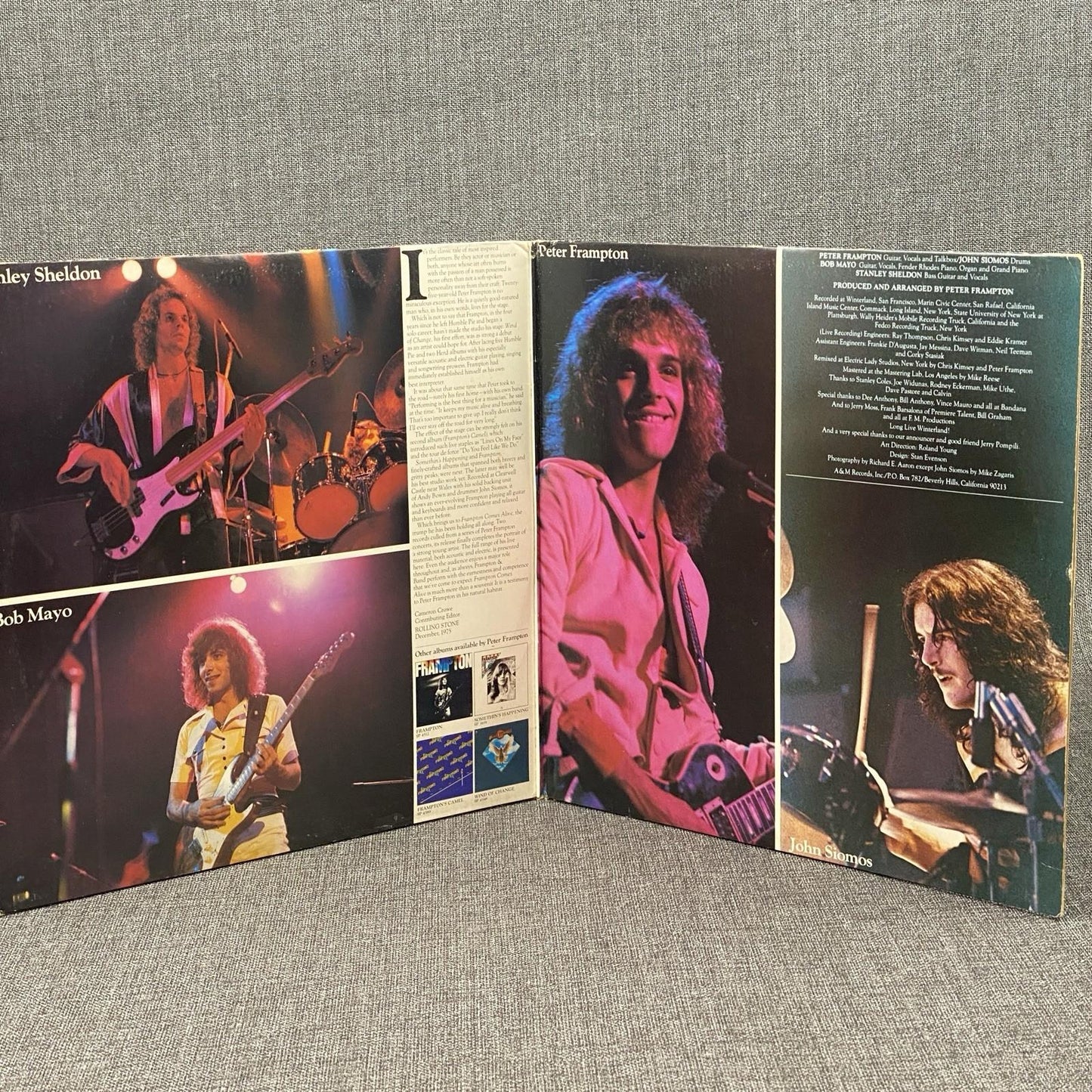 Frampton Comes Alive 2x Vinyl Records 1976