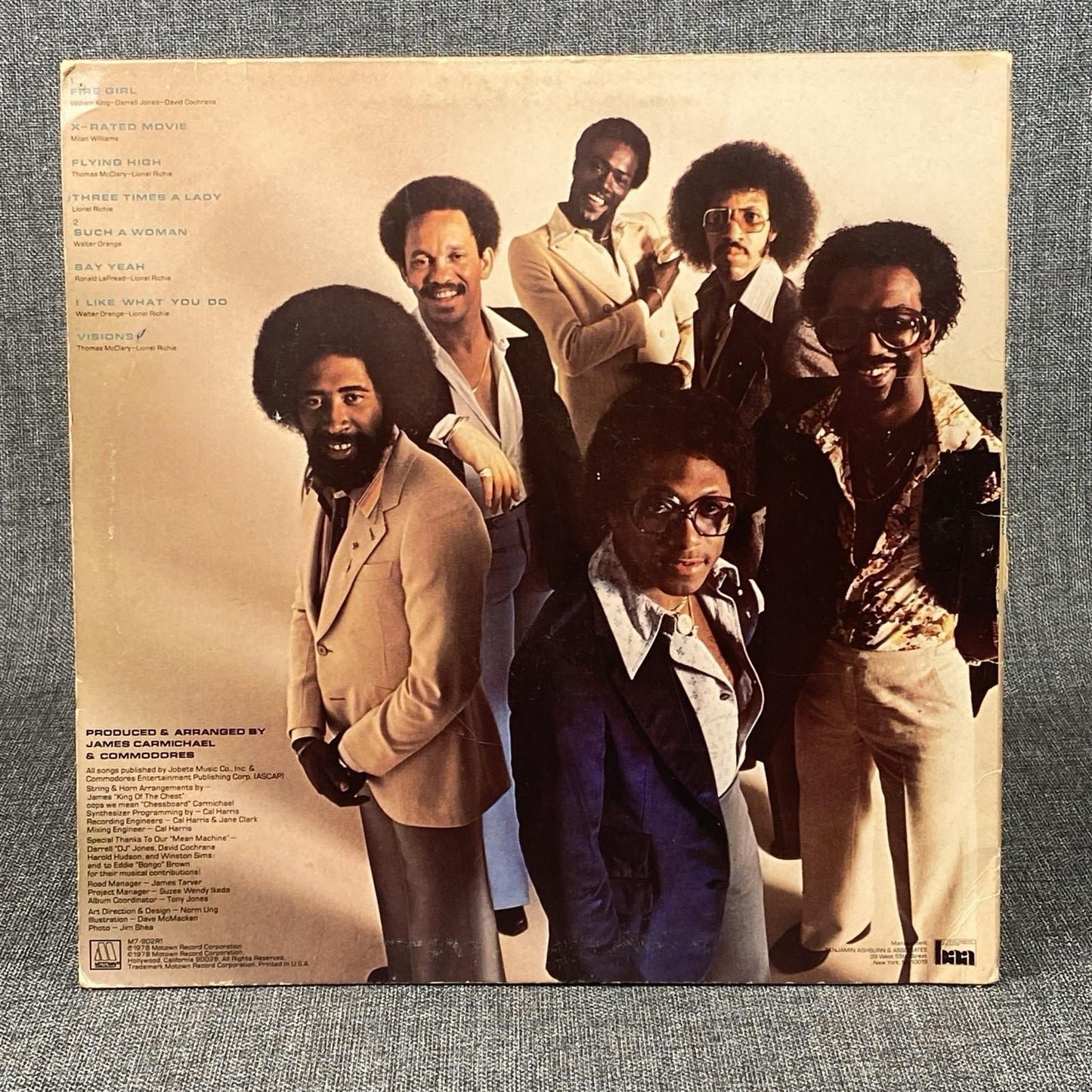 Commodores Natural High Vinyl Record 1978