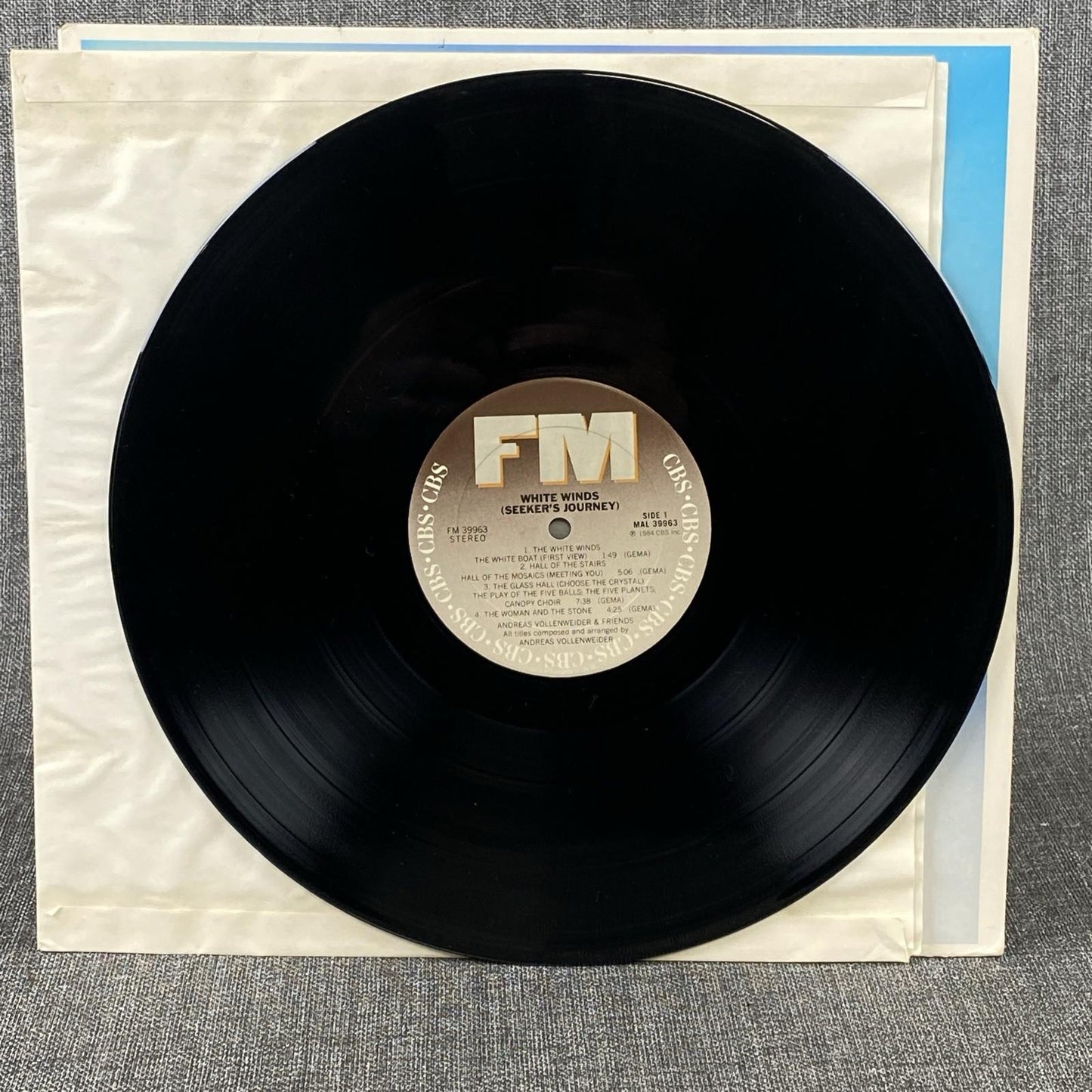 Andreas Vollenweider White Winds 1984 LP Vinyl Record - Near Mint