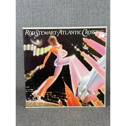Rod Stewart Atlantic Crossing Vinyl Record LP 1975 Burbank Home Of Warner Bros