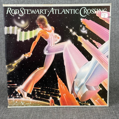 Rod Stewart Atlantic Crossing Vinyl Record LP 1975 Burbank Home Of Warner Bros