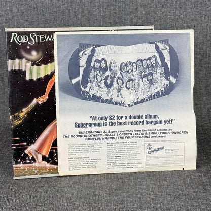 Rod Stewart Atlantic Crossing Vinyl Record LP 1975 Burbank Home Of Warner Bros