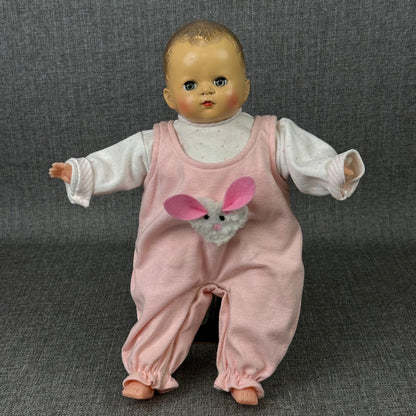 Lot of 2 Vintage Ideal Baby Doll Heads on Replacement Bodies