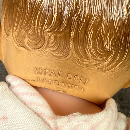 Lot of 2 Vintage Ideal Baby Doll Heads on Replacement Bodies