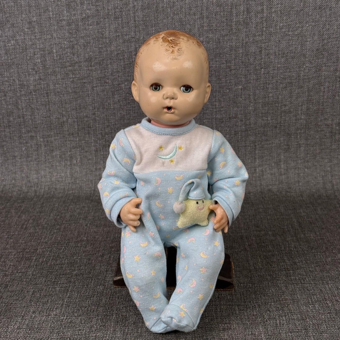 Lot of 2 Vintage Ideal Baby Doll Heads on Replacement Bodies