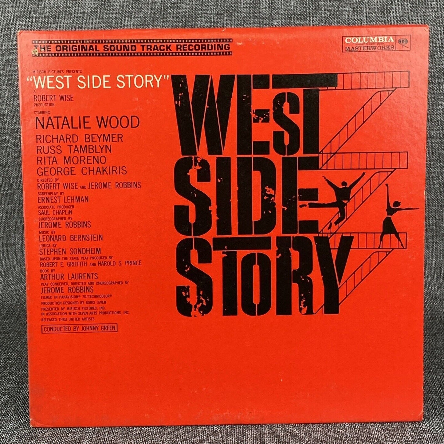 West Side Story Musical Natalie Wood Columbia Masterworks Vinyl Record