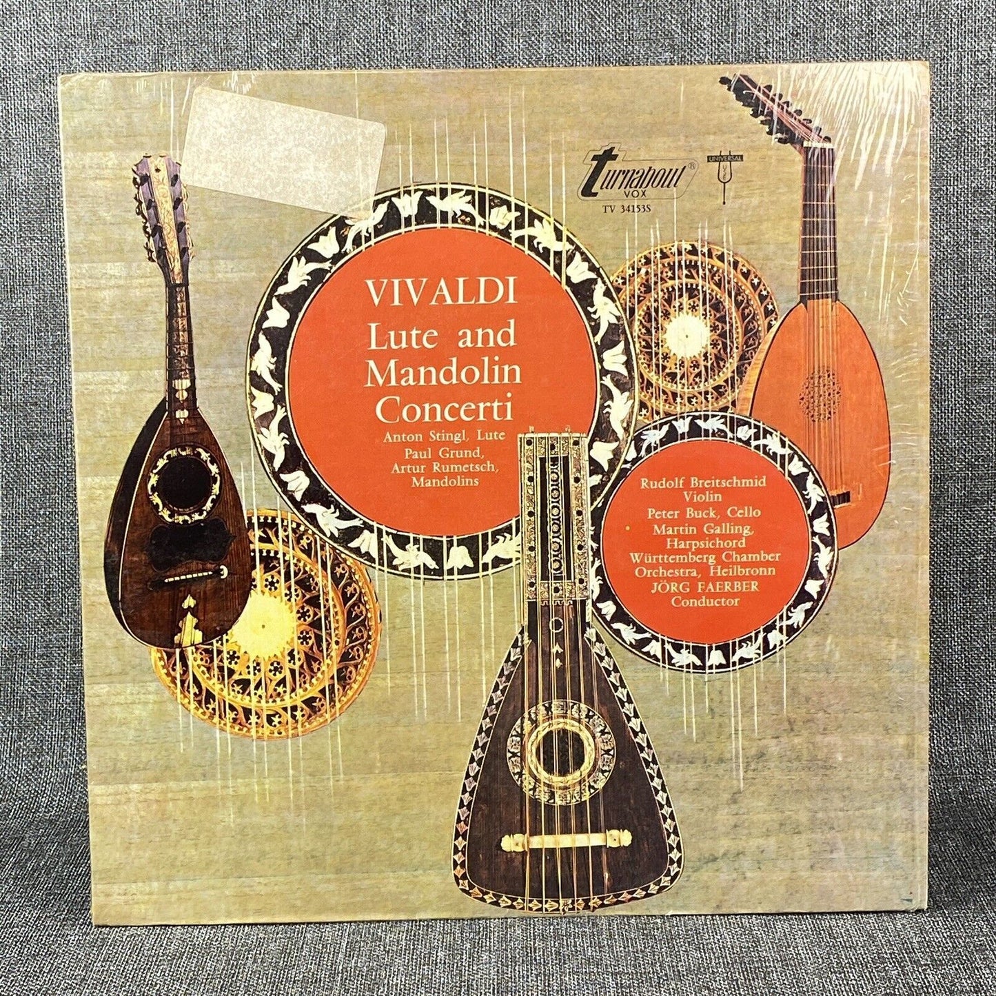 Vivaldi Lute and Mandolin Concerti Vinyl LP Record