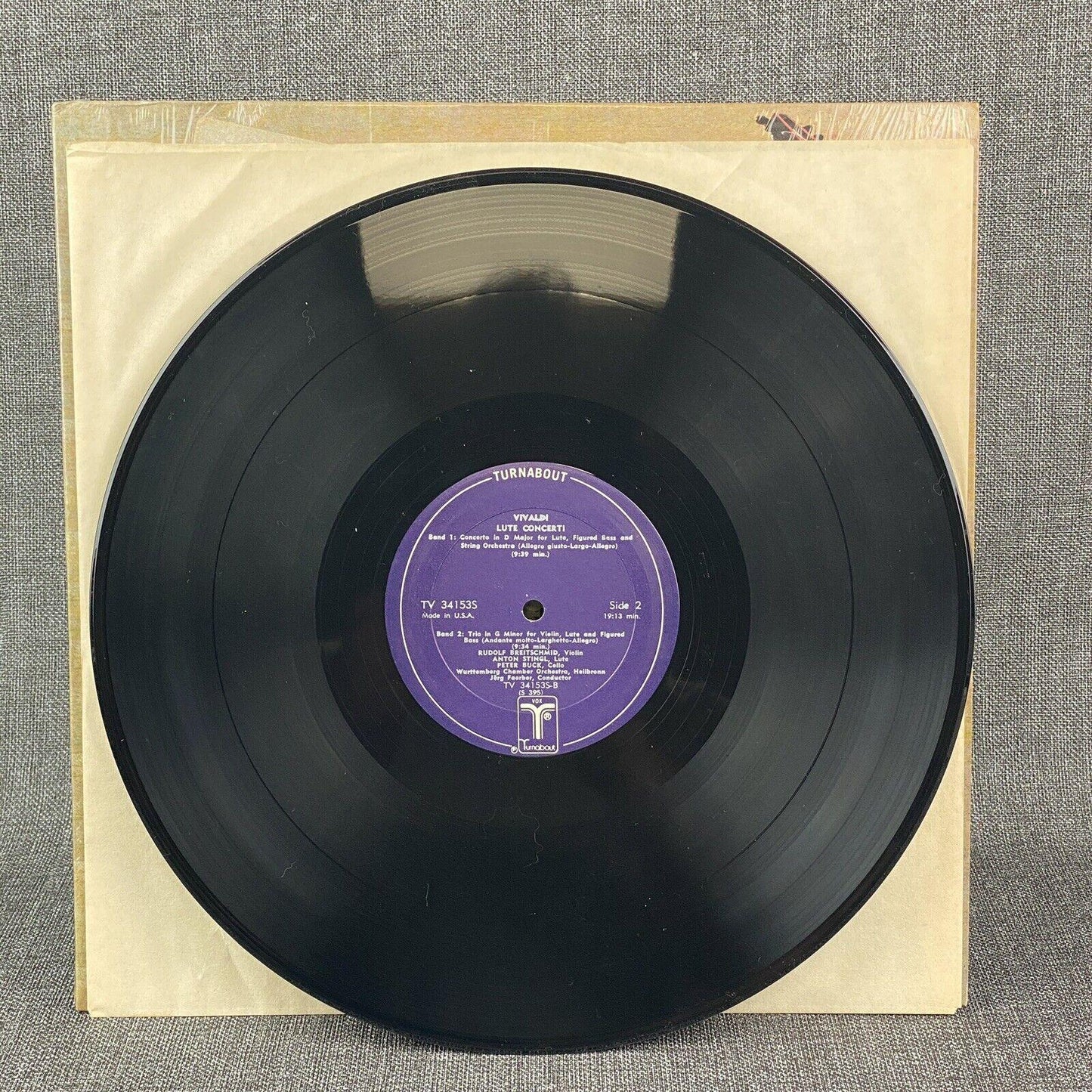Vivaldi Lute and Mandolin Concerti Vinyl LP Record