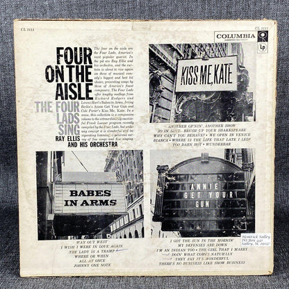 The Four Lads Sing Four on the Aisle Vinyl LP Six-Eye Record