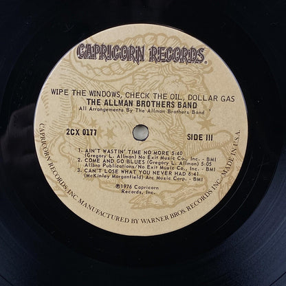 ALLMAN BROTHERS BAND Wipe The Windows.CAPRICORN 2XLP Gatefold