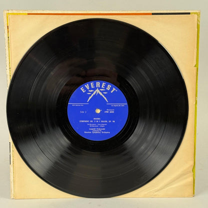 Brahms Symphony No 3 Stokowski Houston Symphony Vinyl Record EX-NM
