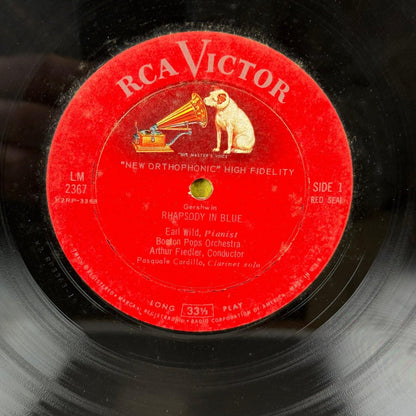 Rhapsody In Blue  Boston Pops Gershwin Vinyl Record - VG