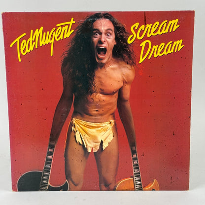 Ted Nugent Scream Dream Vinyl LP 12" 1980 Epic FE 36404 Hard Rock EXCELLENT