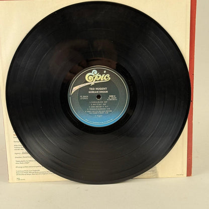 Ted Nugent Scream Dream Vinyl LP 12" 1980 Epic FE 36404 Hard Rock EXCELLENT
