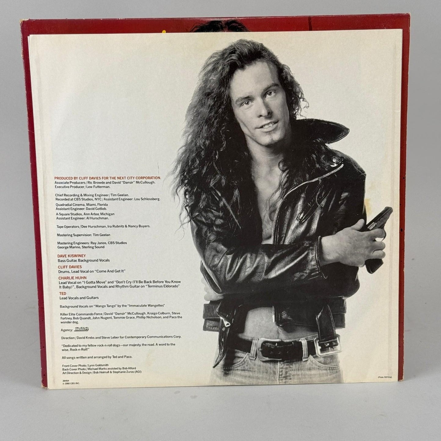 Ted Nugent Scream Dream Vinyl LP 12" 1980 Epic FE 36404 Hard Rock EXCELLENT