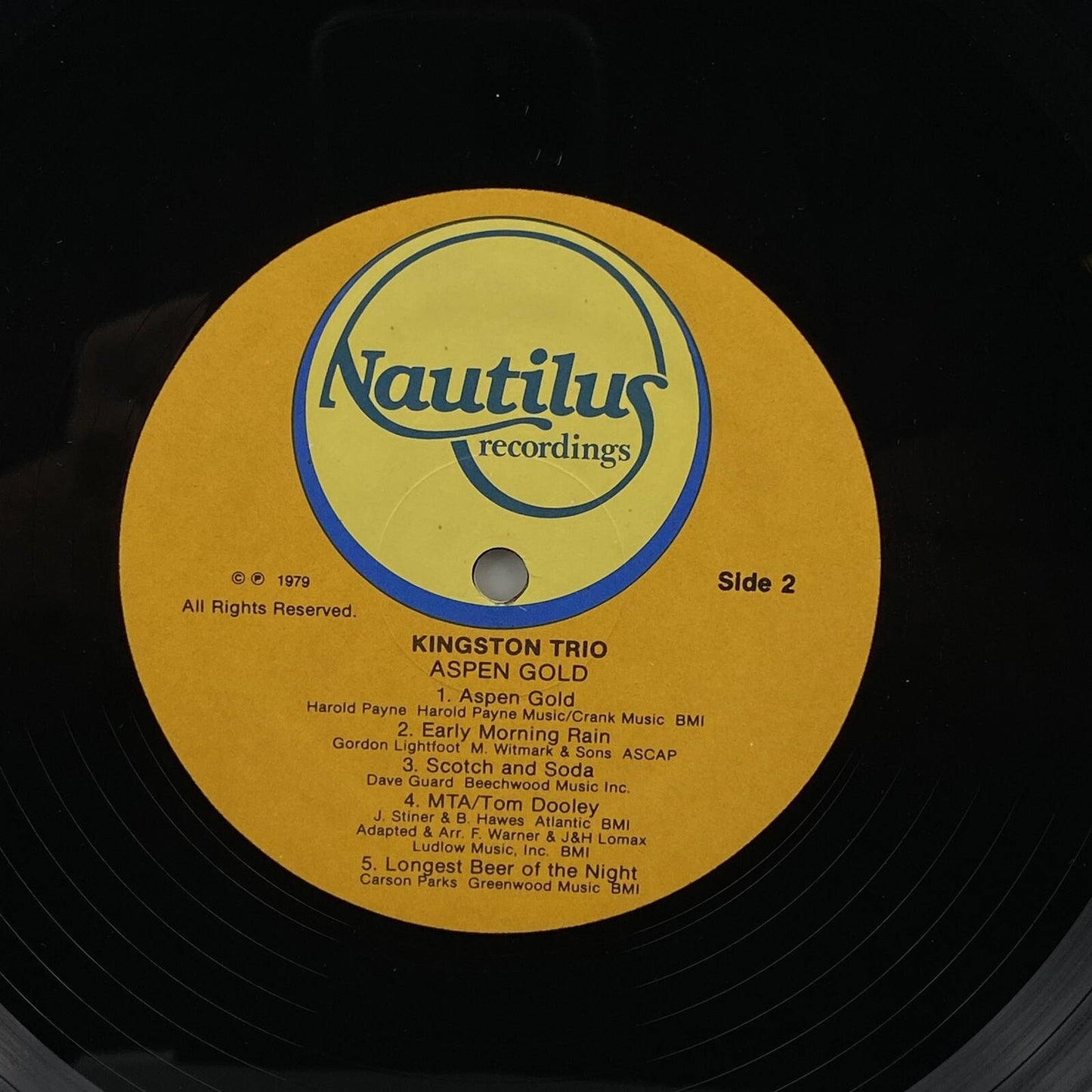 Kingston Trio Aspen Gold Nautilus Vinyl LP Near Mint