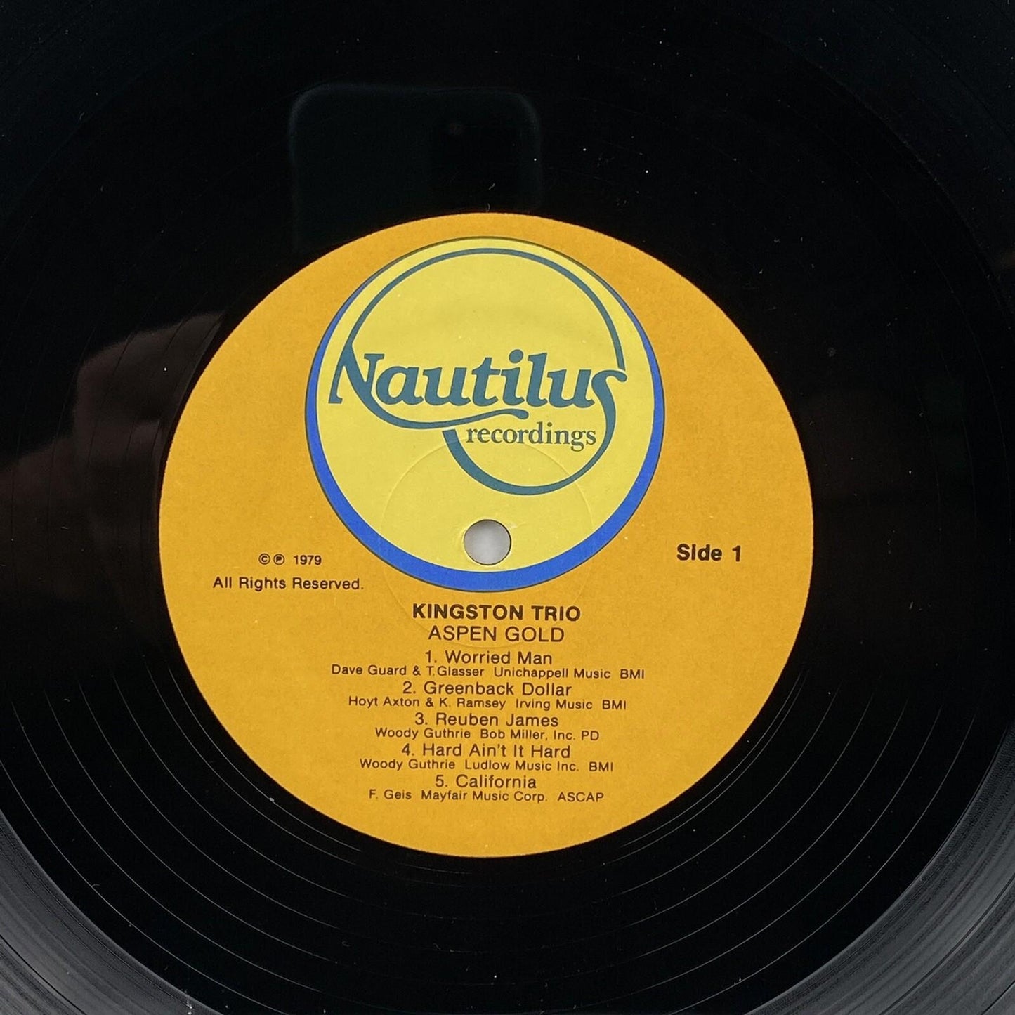 Kingston Trio Aspen Gold Nautilus Vinyl LP Near Mint