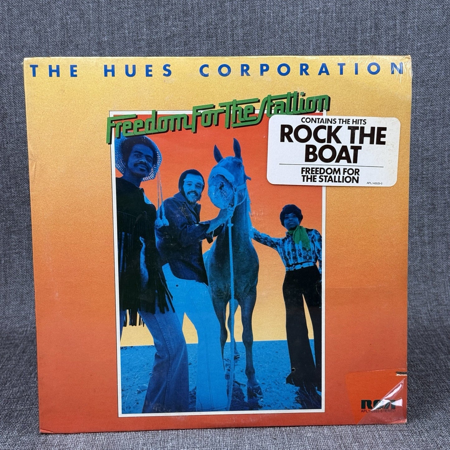 The HUES CORPORATION Freedom for the Stallion 1973 Vinyl Record - SEALED