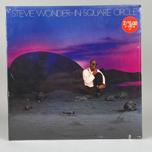 Stevie Wonder In Square Circle Vinyl Record Album Sealed 1985 Motown