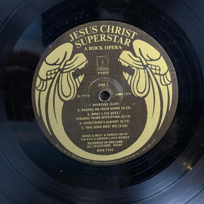 Jesus Christ Superstar Record Album Vinyl Rock Opera DXSA 7206