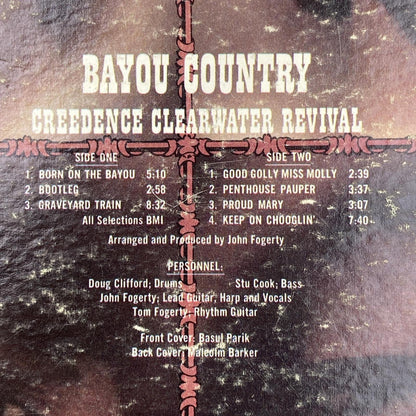 Creedence Clearwater Revival ‎– Bayou Country / Fantasy Vinyl Record