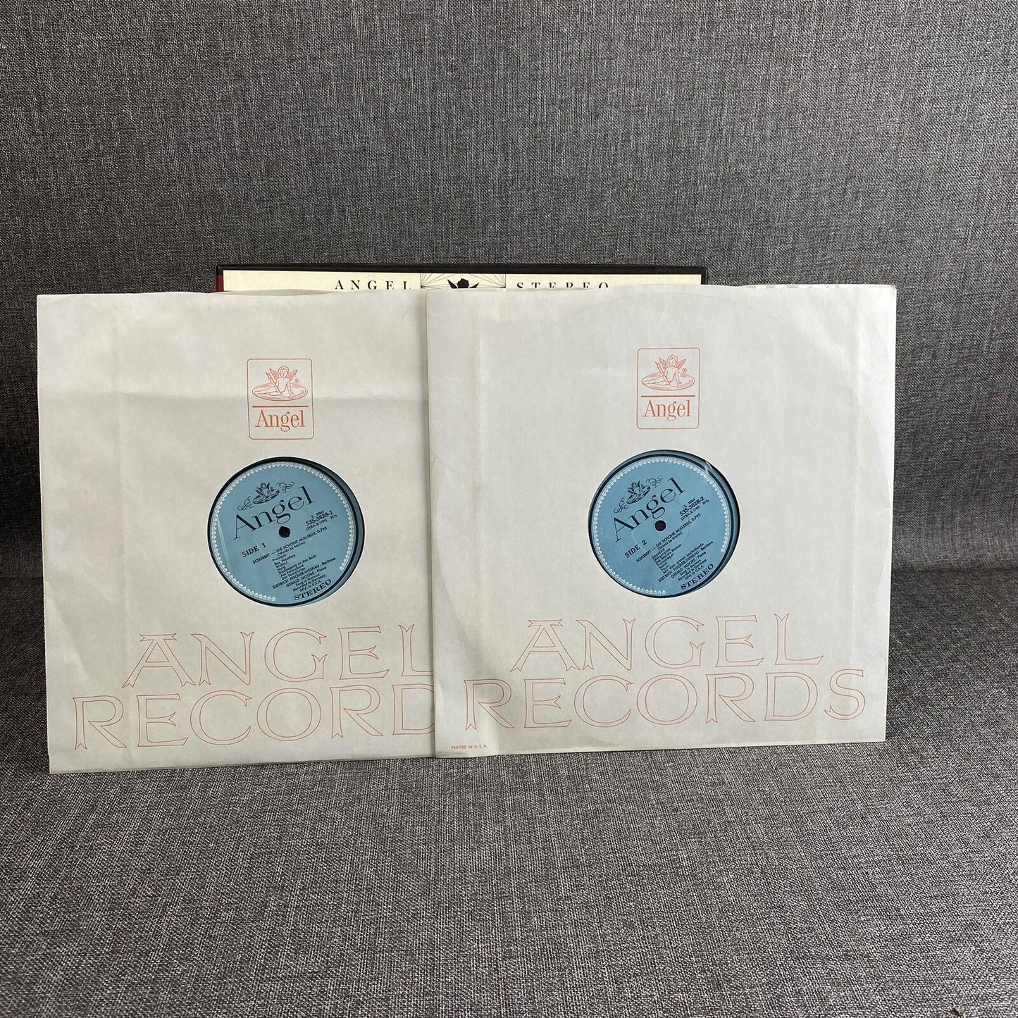The Fair Maid of the Mill by Schubert Angel Stereo Set of 3 Vinyl Records
