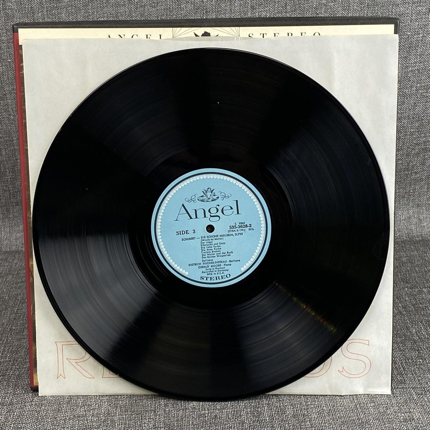 The Fair Maid of the Mill by Schubert Angel Stereo Set of 3 Vinyl Records