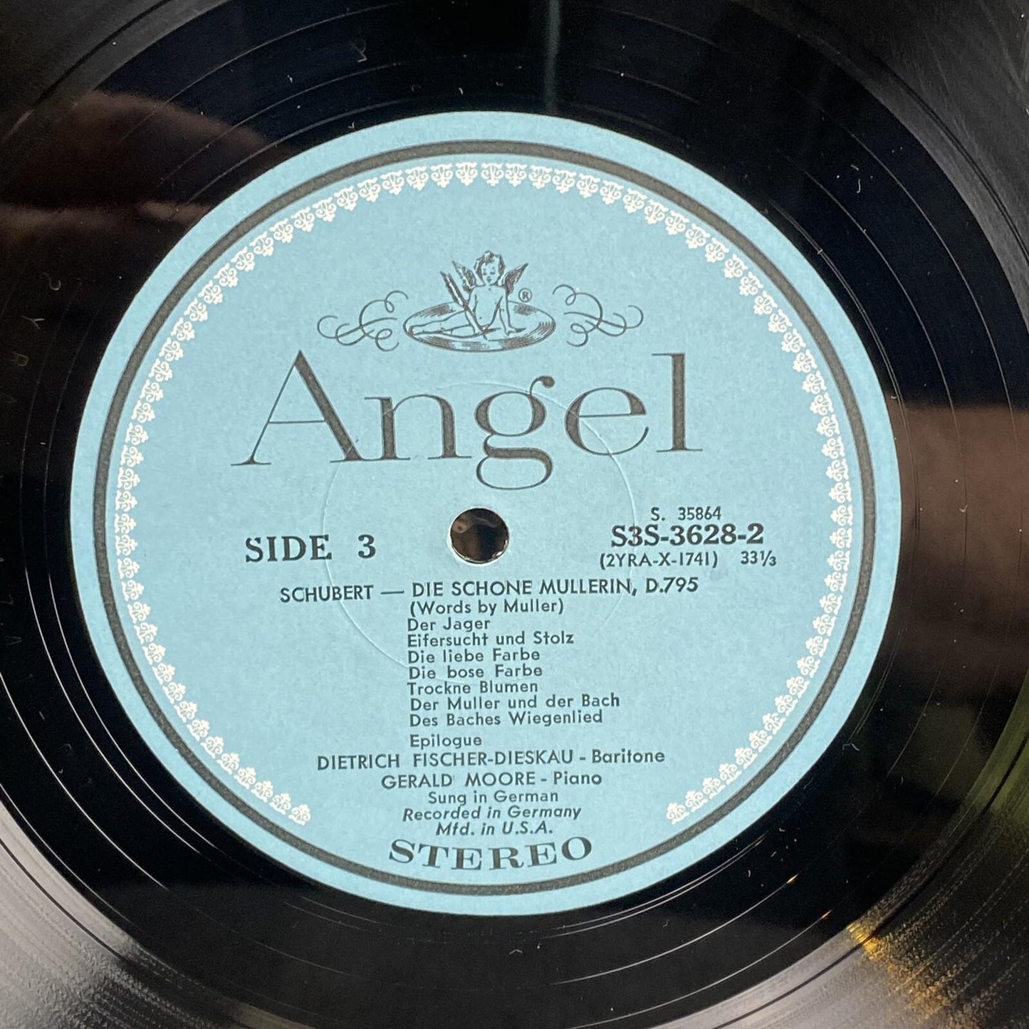 The Fair Maid of the Mill by Schubert Angel Stereo Set of 3 Vinyl Records