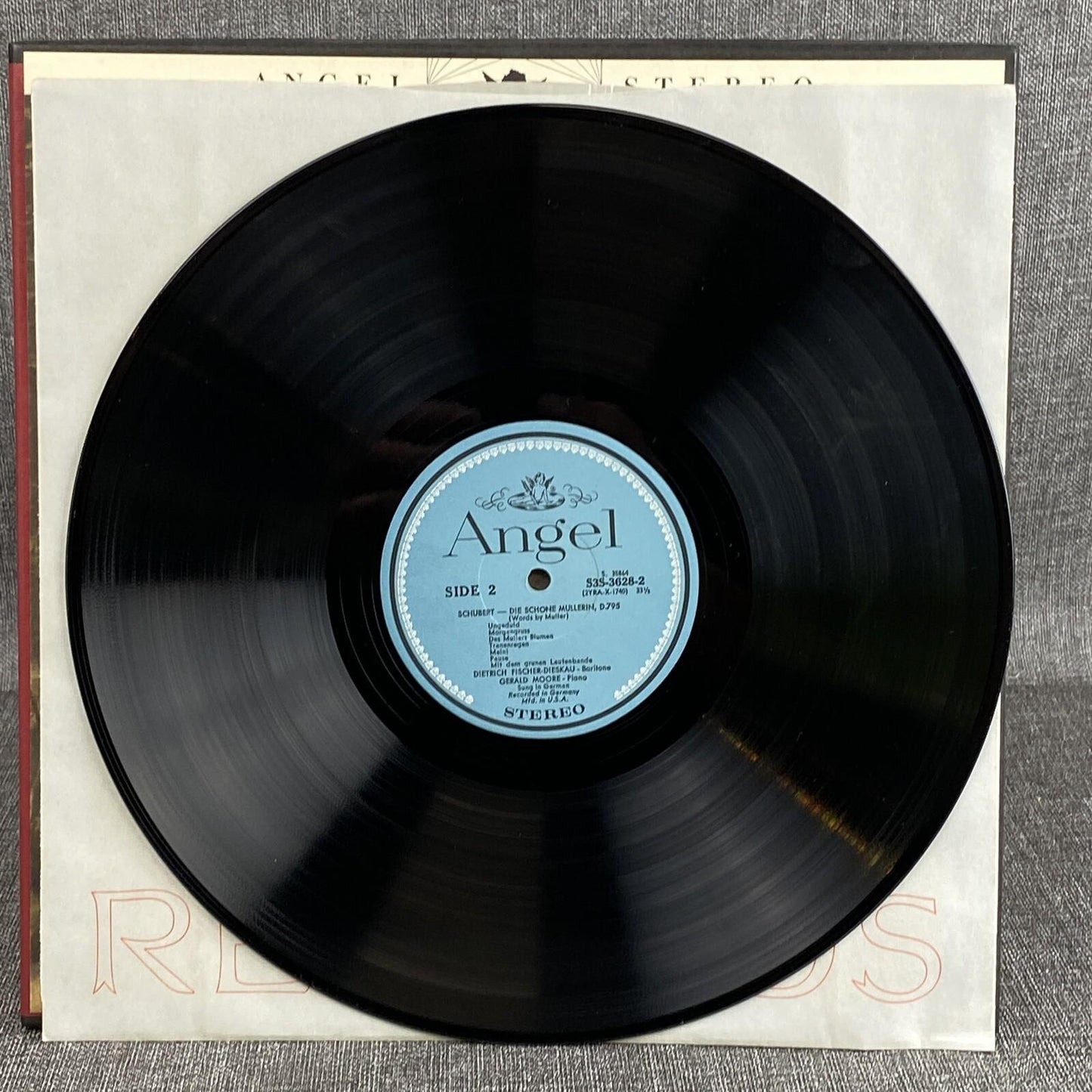The Fair Maid of the Mill by Schubert Angel Stereo Set of 3 Vinyl Records