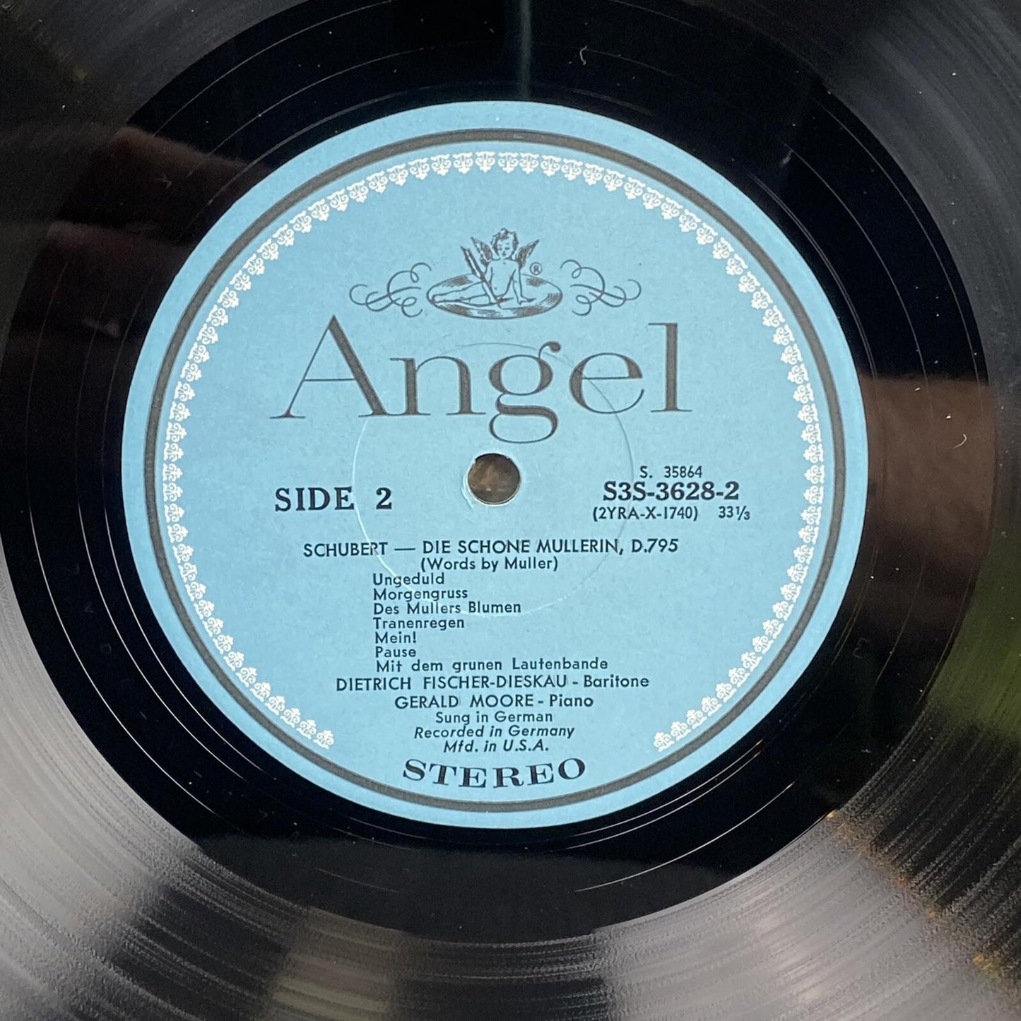 The Fair Maid of the Mill by Schubert Angel Stereo Set of 3 Vinyl Records