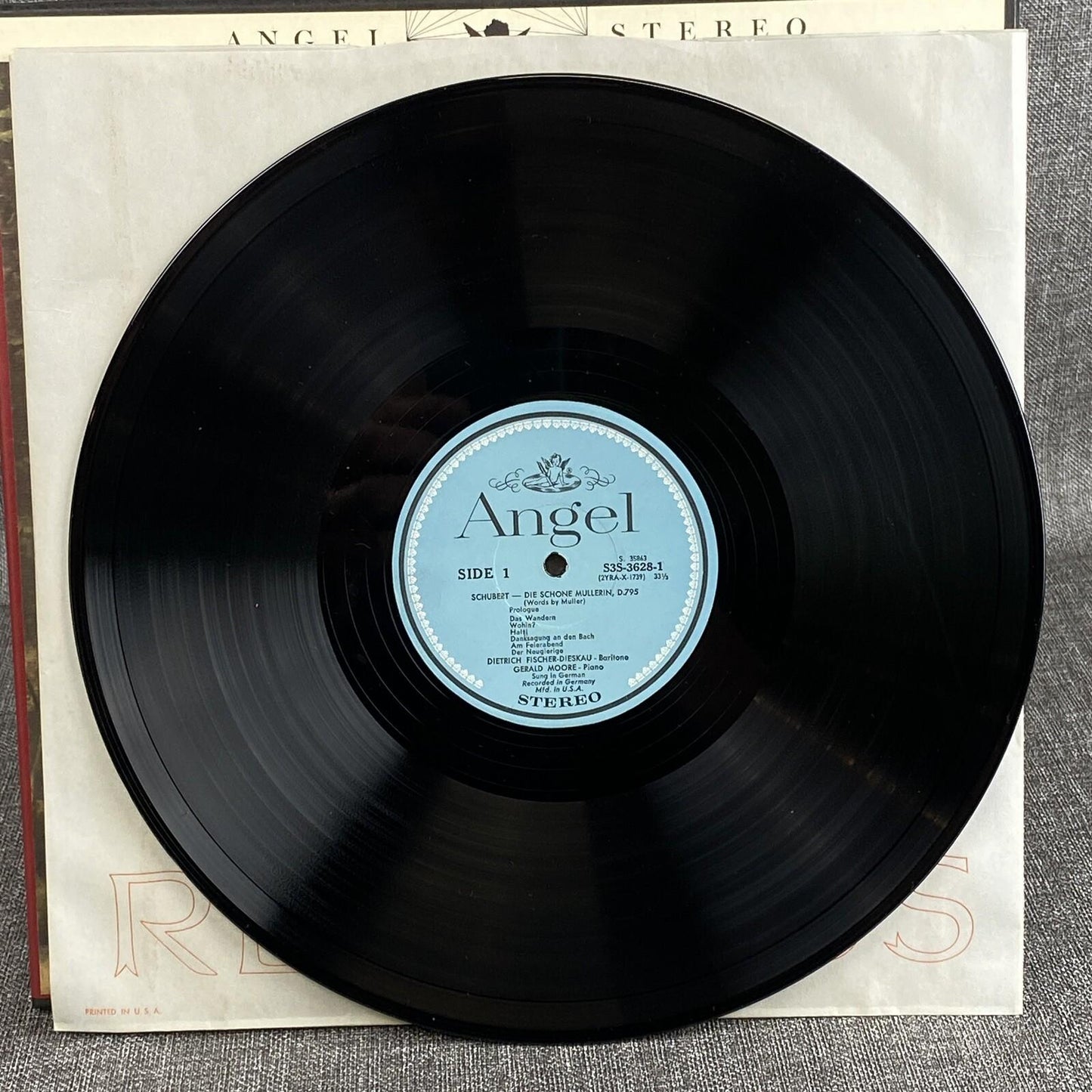 The Fair Maid of the Mill by Schubert Angel Stereo Set of 3 Vinyl Records