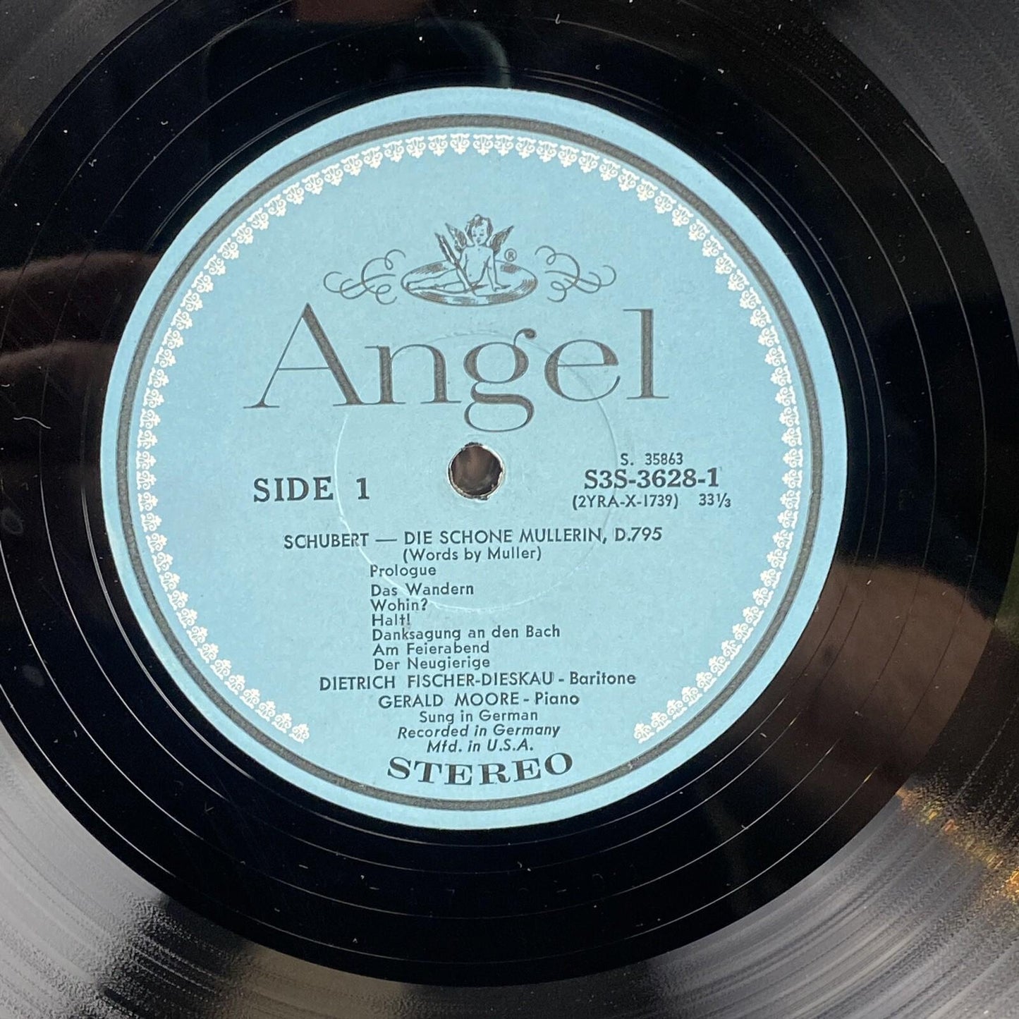 The Fair Maid of the Mill by Schubert Angel Stereo Set of 3 Vinyl Records