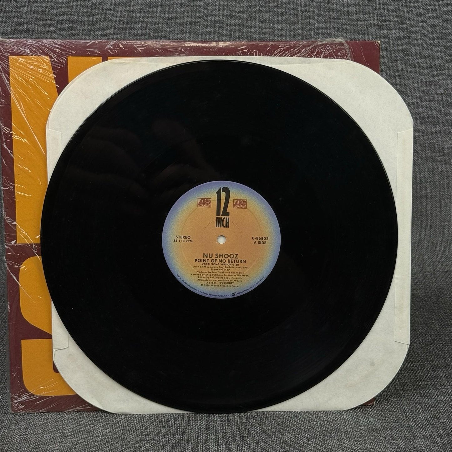 Nu Shooz Point of No Return Vinyl Record 1986 , EXCELLENT