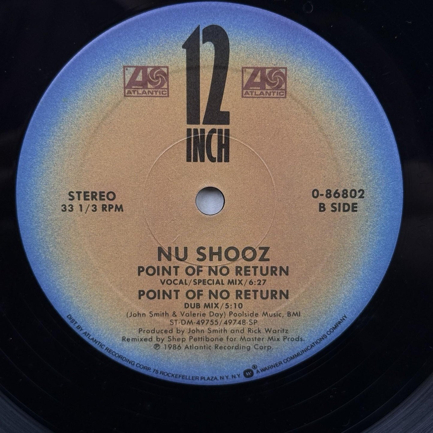 Nu Shooz Point of No Return Vinyl Record 1986 , EXCELLENT