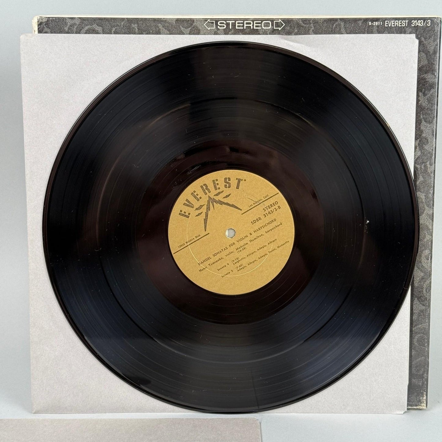 Handel 15 Sonatas for Violin & Harpsichord Henri Temianka 3x vinyl NEAR MINT